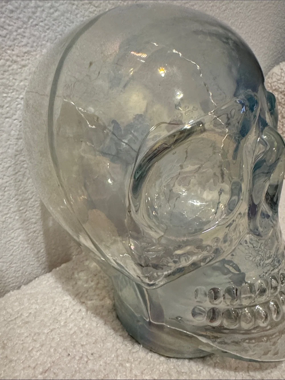 Luster Glass LED Skull  - LUX Halloween decor